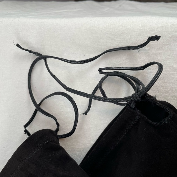 Stuart Weitzman Lowland Suede Over-the-Knee Boots in Black Size 5 - Picture 7 of 13